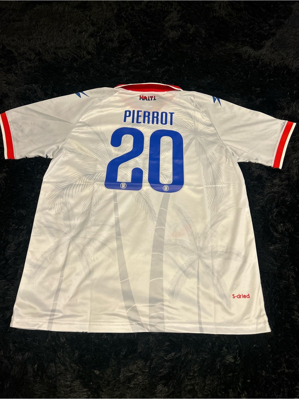 PIERROT #20 White Men's Football Jersey